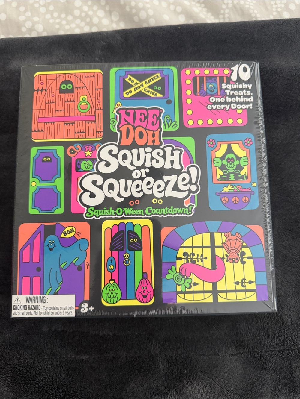 Needoh Squish-O-Ween Countdown -Halloween Sensory Toy Set NWT unopened authentic